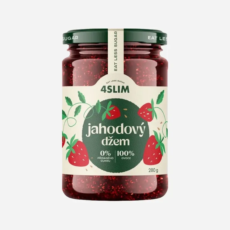 100% džem jahodový 6 x 280 g