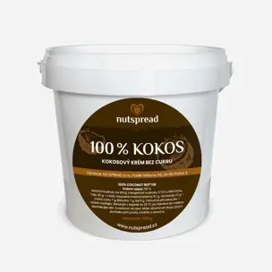 100% kokosové máslo