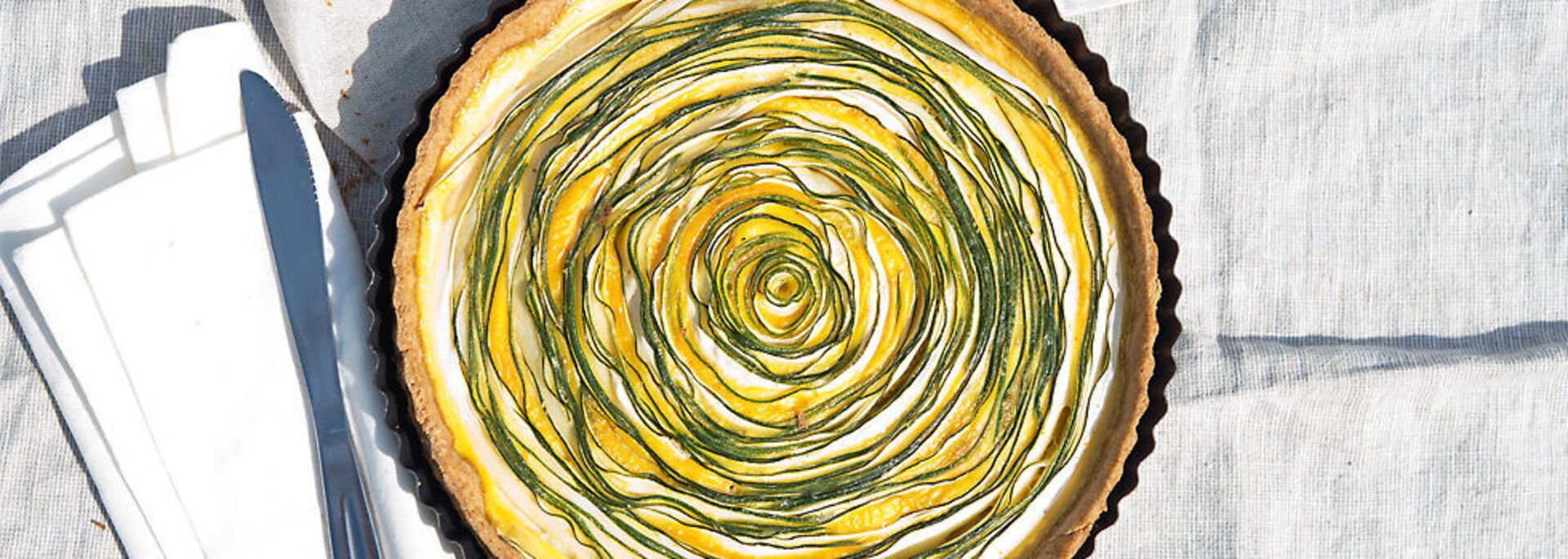 Cuketový quiche