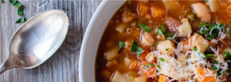 Polévka minestrone - chuť dle sezóny
