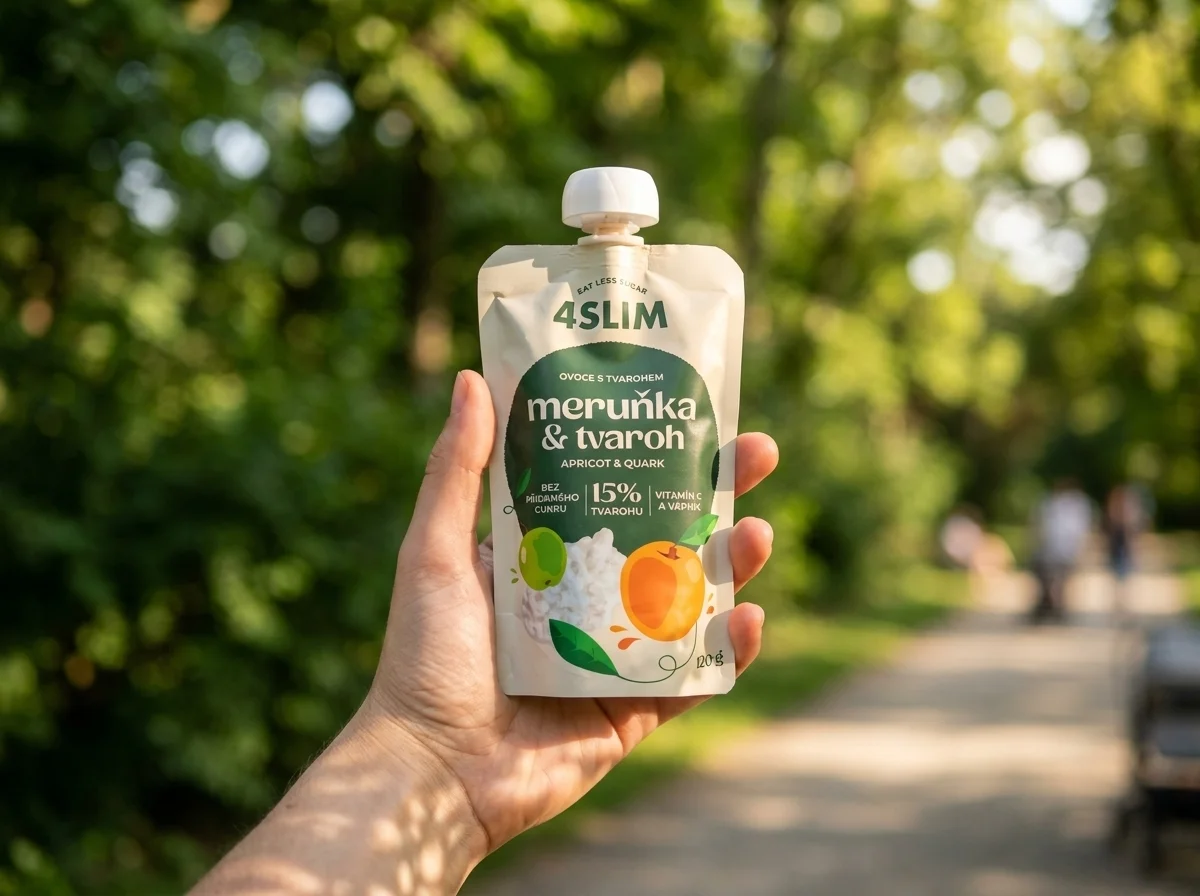 Ovocný snack v přírodě
