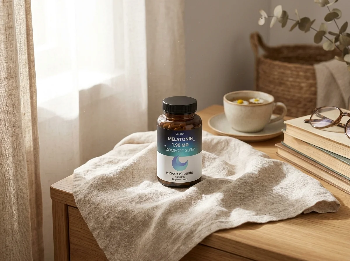 Detail tablet melatoninu