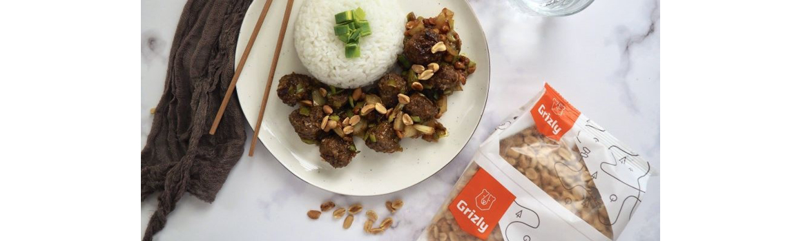 Hovězí kung pao s rýží