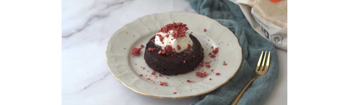 Recepty z mandlové mouky – čokoládový lava cake