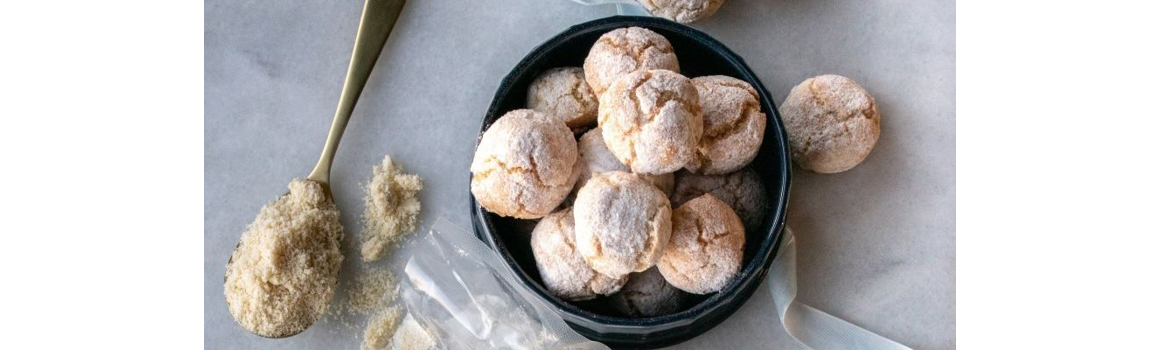 Recepty z mandlové mouky – křehké mandlové Amaretti