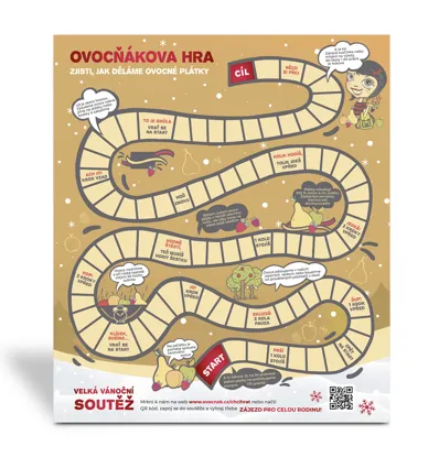 Adventní kalendář ovocné plátky 6 x 240 g