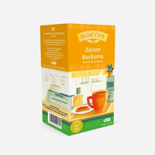 Babiččin čaj bylinný - zázvor a kurkuma 6 x 40 g