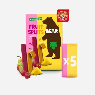 Bear Fruit Splits malina a ananas 12 x 100 g