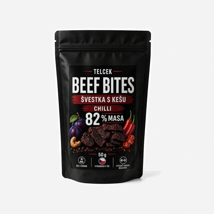 Beef bites chilli příchutí