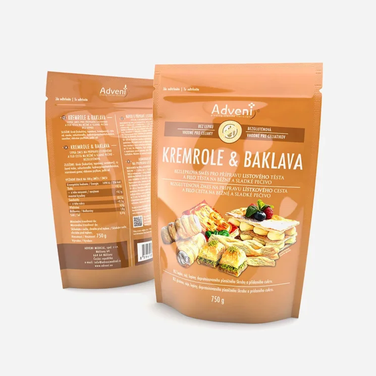 Bezlepková směs Kremrole & baklava