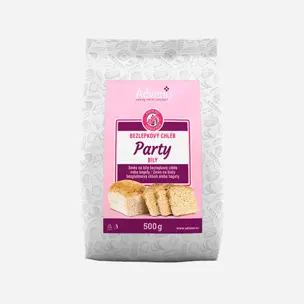 Bezlepkový chléb Party bílý 6 x 500 g