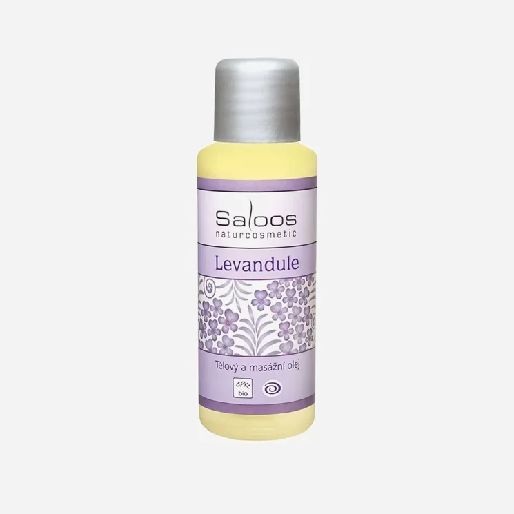 Bio tělový a masážní olej Levandule 6 x 50 ml