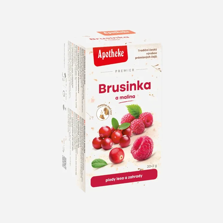 Brusinka a malina