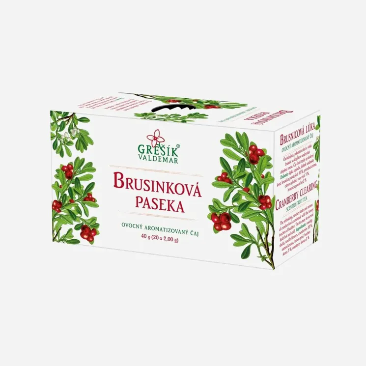 Brusinková paseka ovocný čaj 20 sáčků