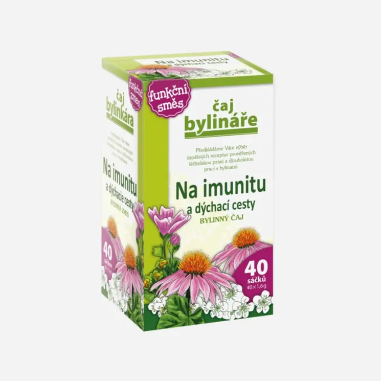 Bylinář Na imunitu a dýchací cesty 40 sáčků 6 x 64 g