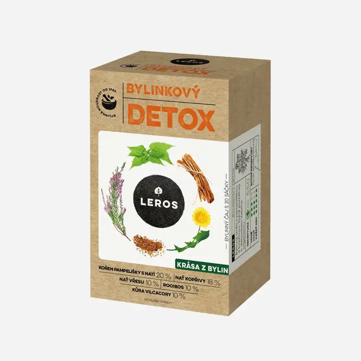 Čaj Bylinkový detox 20 sáčků 6 x 20 sáčků