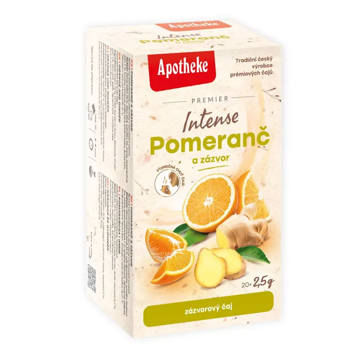 Čaj Pomeranč a zázvor 6 x 20 sáčků