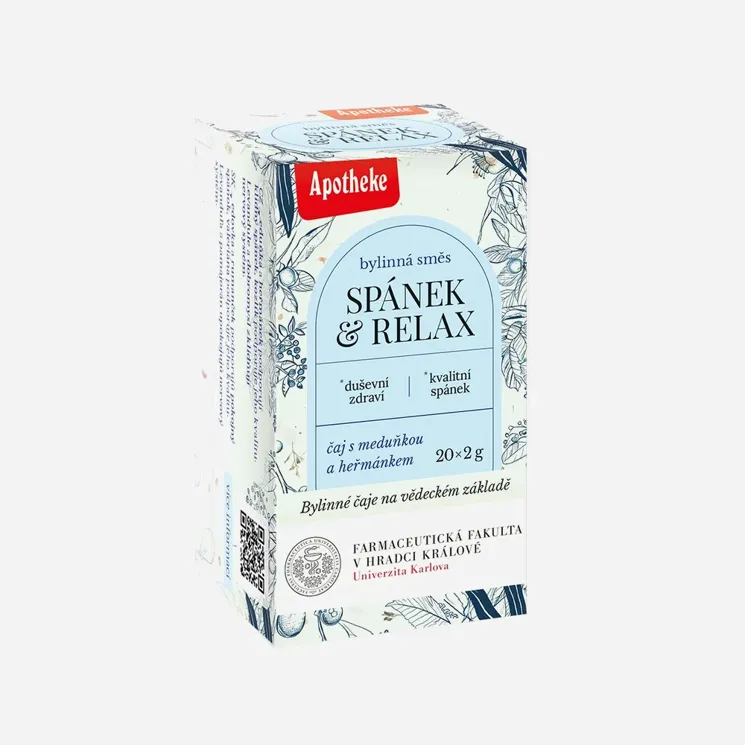 Čaj Spánek a relax Farmaceutická fakulta 6 x 20 sáčků