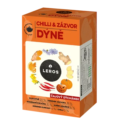 Čajový dýchánek chilli, zázvor a dýně