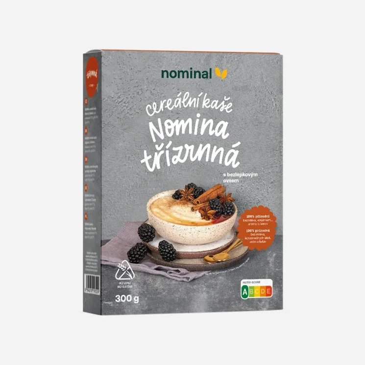 Cereální kaše Nomina třízrnná 6 x 300 g