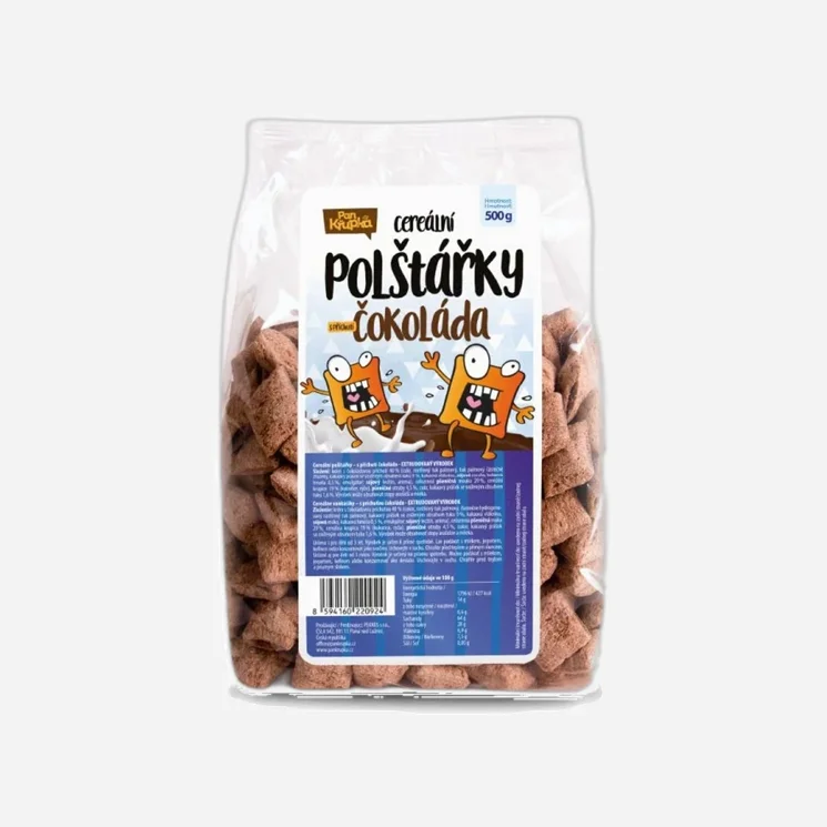 Cereální polštářky čokoládové 6 x 500 g