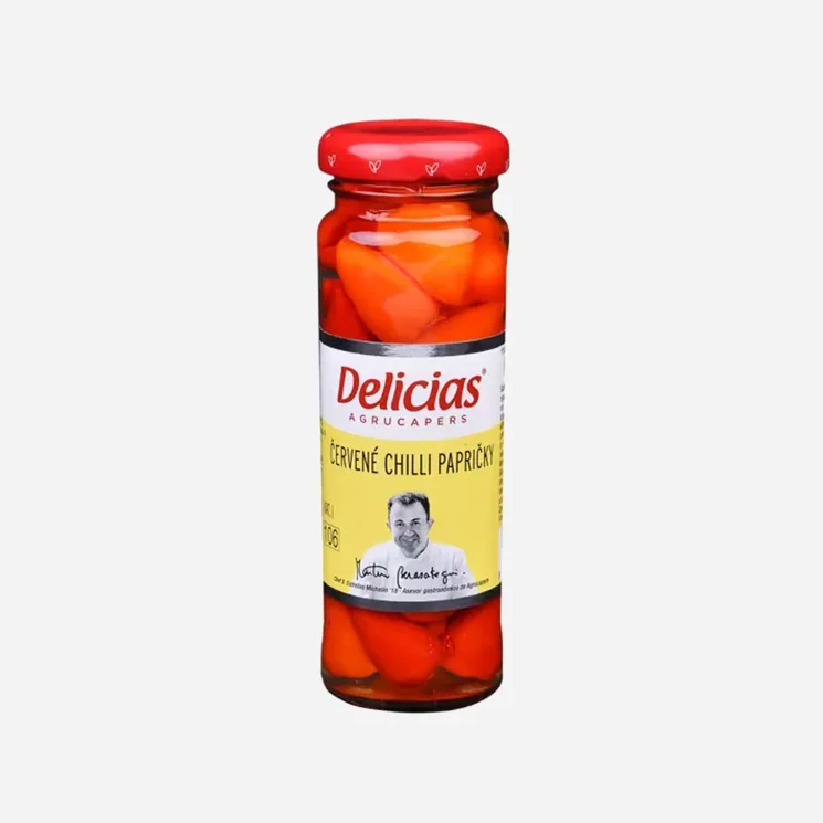 Červené chilli papričky 6 x 100 g
