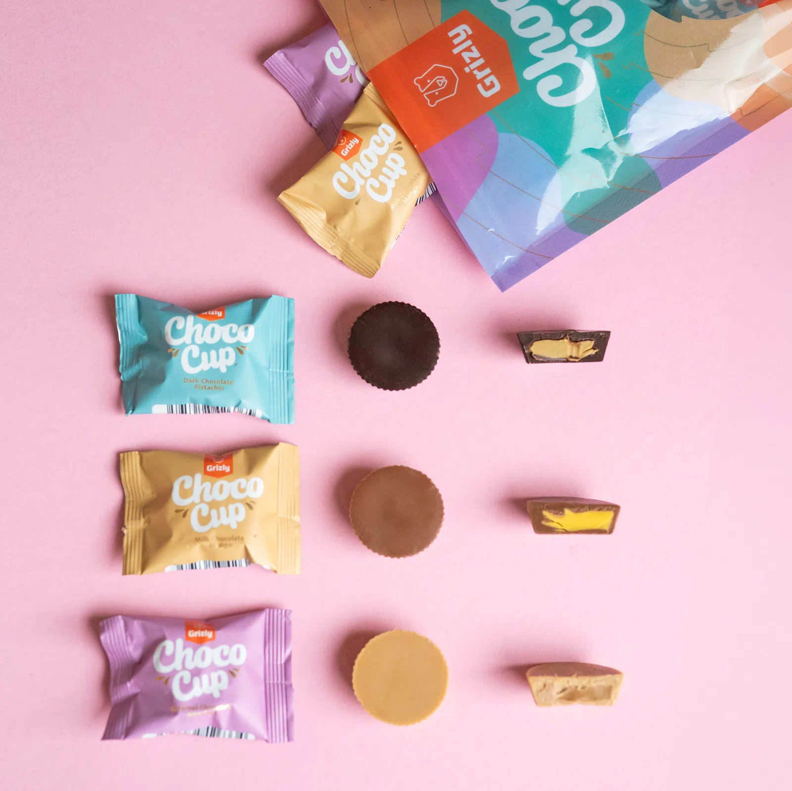 Choco cups Grizly