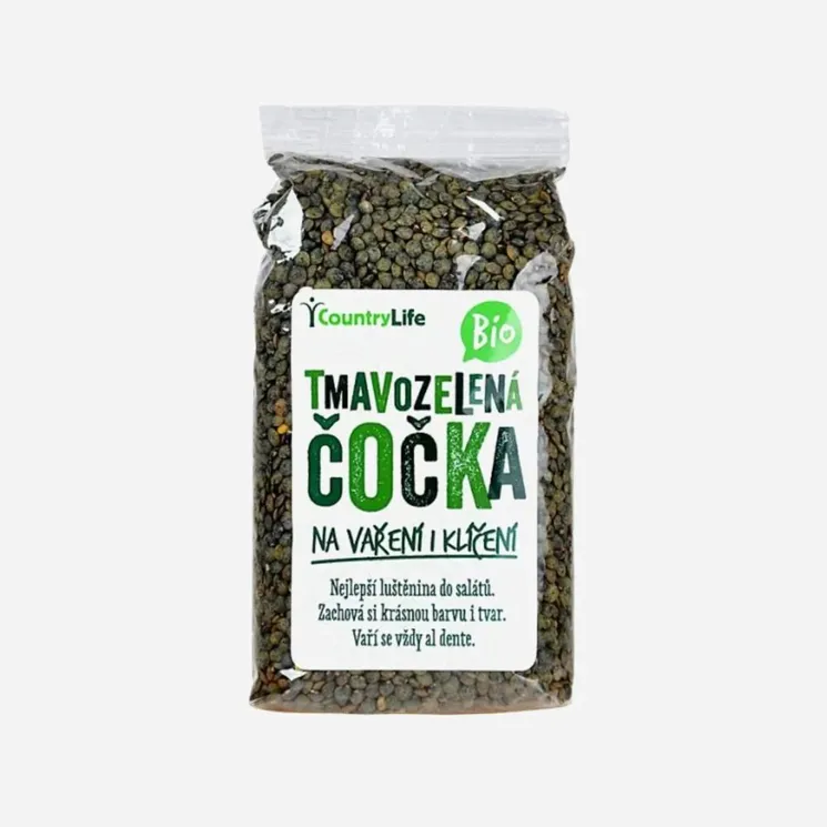 Čočka tmavozelená BIO 6 x 500 g