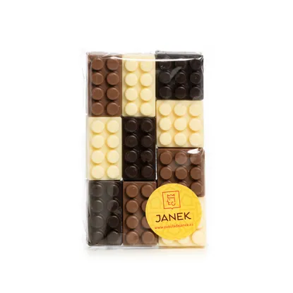 Čokoládové kostičky 5 x 80 g