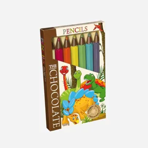 Čokoládové pastelky - motiv dinosauři 5 x 100 g