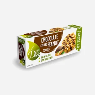 Cookies s arašídy a čokoládou