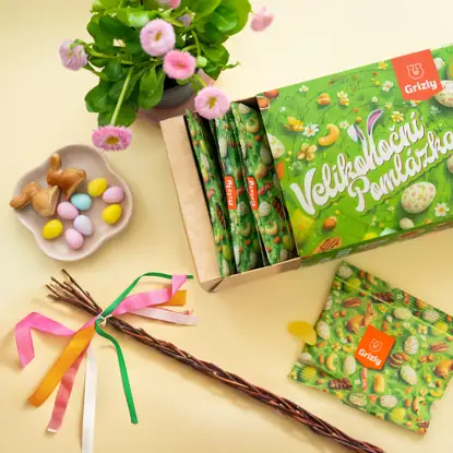 Dárkový box Velikonoční pomlázka 6 x 389 g