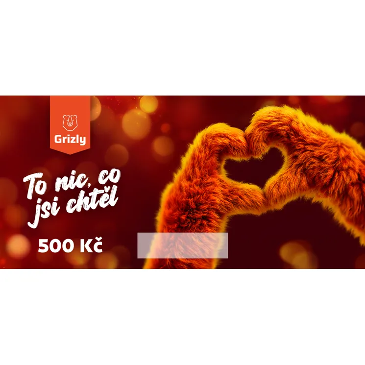 Dárkový elektronický poukaz 500 Kč