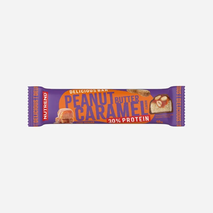Delicious bar arašídové máslo a karamel 12 x 50 g