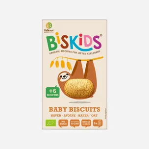 Dětské celozrnné ovesné sušenky bez přid. cukru 6M+ BIO 6 x 120 g