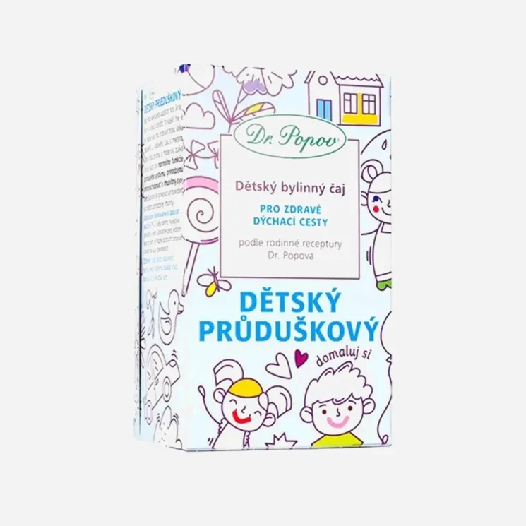 Dětský průduškový, dětský bylinný čaj 20 sáčků 6 x 20 sáčků