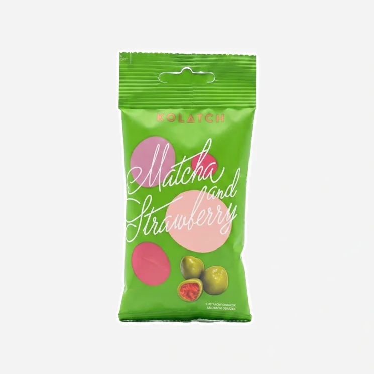 Dráže Matcha and Strawberry