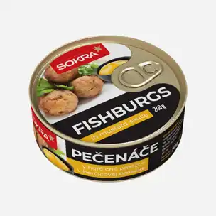 Fischburgs Pečenáče v hořčičné omáčce 6 x 240 g