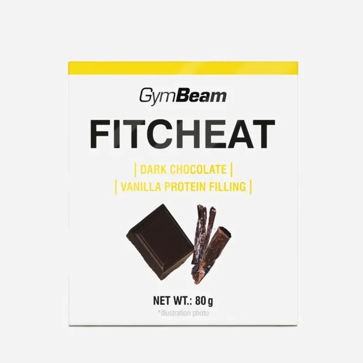 Fitcheat Proteinová čokoláda hořká čokoláda a vanilka - expirace 7.9.2026