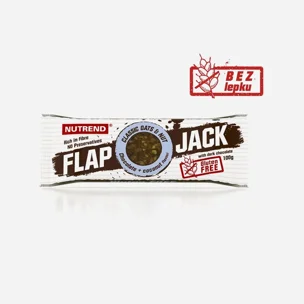 Flapjack Gluten Free  - čokoláda +kokos s hořkou čokoládou 12 x 100 g
