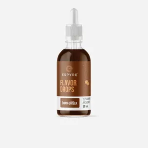 Flavor Drops čokoláda a lískový oříšek 6 x 50 ml