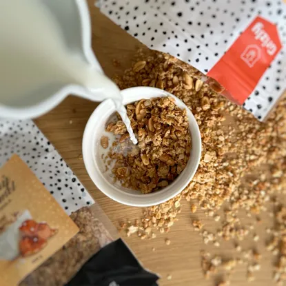 Granola Slaný karamel by @mamadomisha