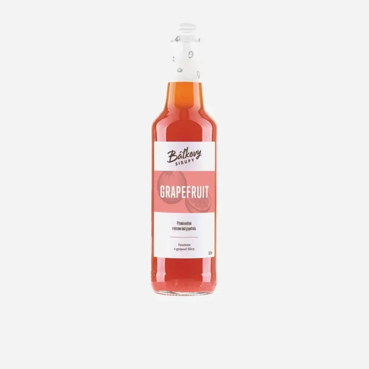 Grapefruitový sirup 12 x 500 ml