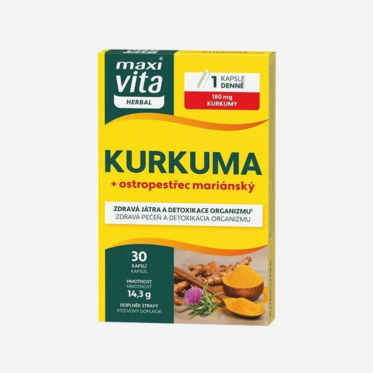Herbal Kurkuma a ostropestřec mariánský