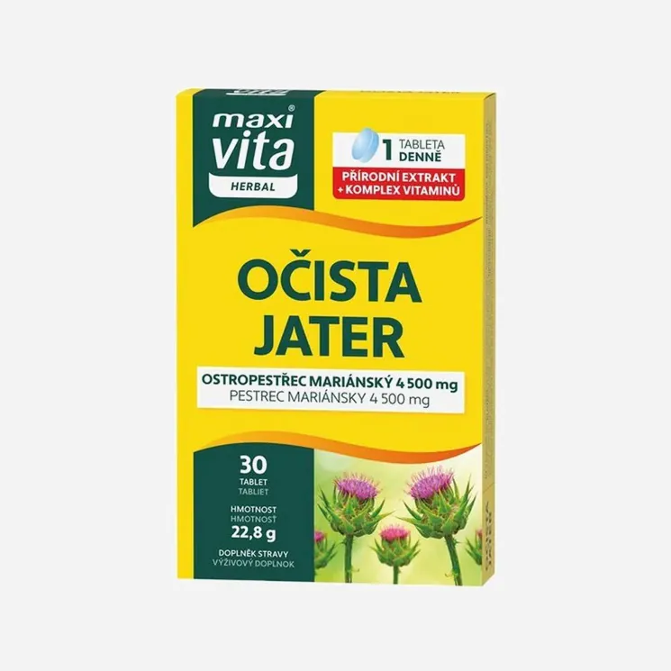 Herbal Očista jater 6 x 30 tablet