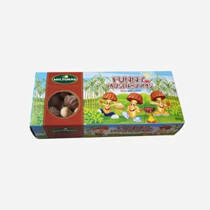 Hříbečky mini z karamelové polevy a sušenky 5 x 60 g