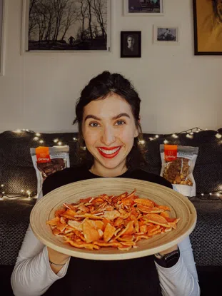 Jablka sušená tasty plátky – se skořicí