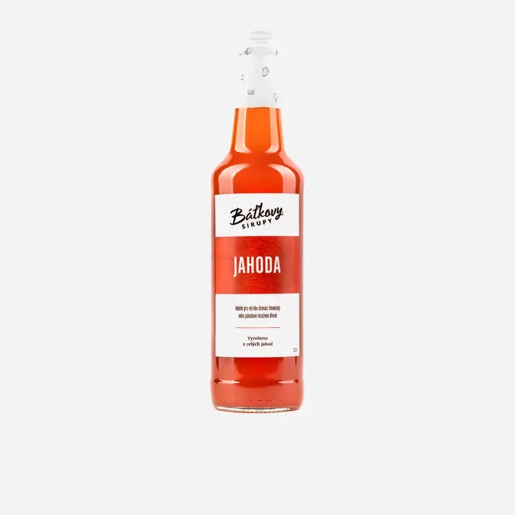 Jahodový sirup 12 x 500 ml