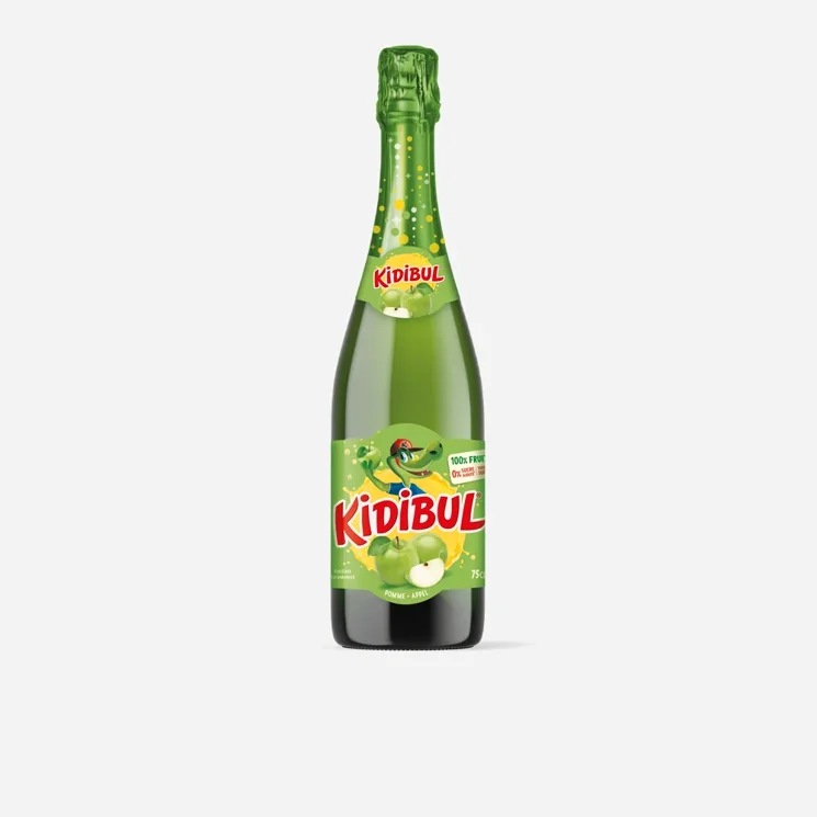 KIDIBUL Dětský šumivý nápoj - Jablko 12 x 750 ml