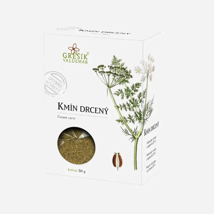Kmín drcený